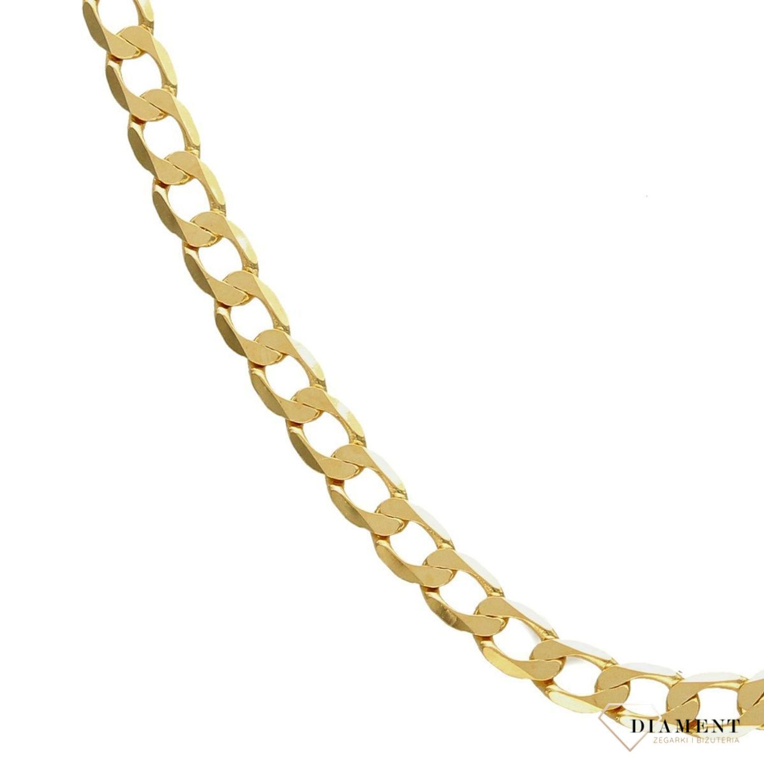 Złoty łańcuszek damski 585 gruba pancerka 1102-120 585 (1).jpg